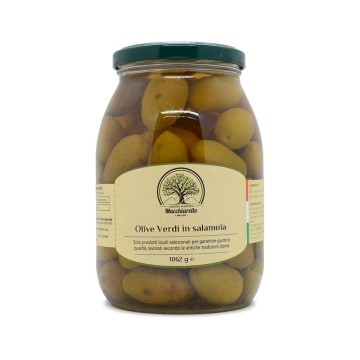 Olive verdi in salamoia