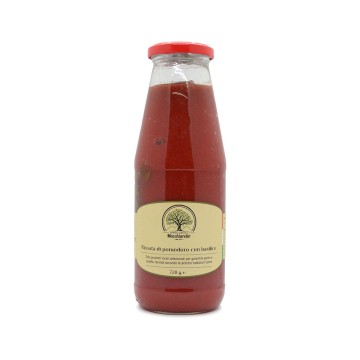 Passata di pomodoro con basilico