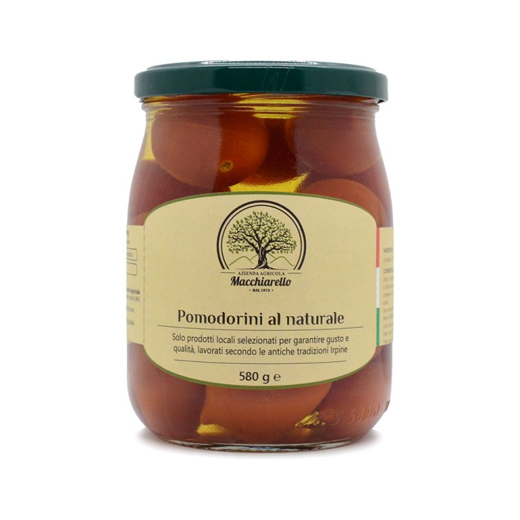 Pomodorini interi al naturale