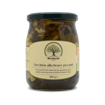 Zucchine alla brace piccanti